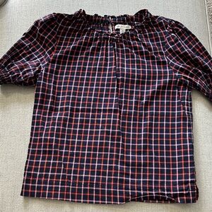 Plaid Shirt - Red and Blue